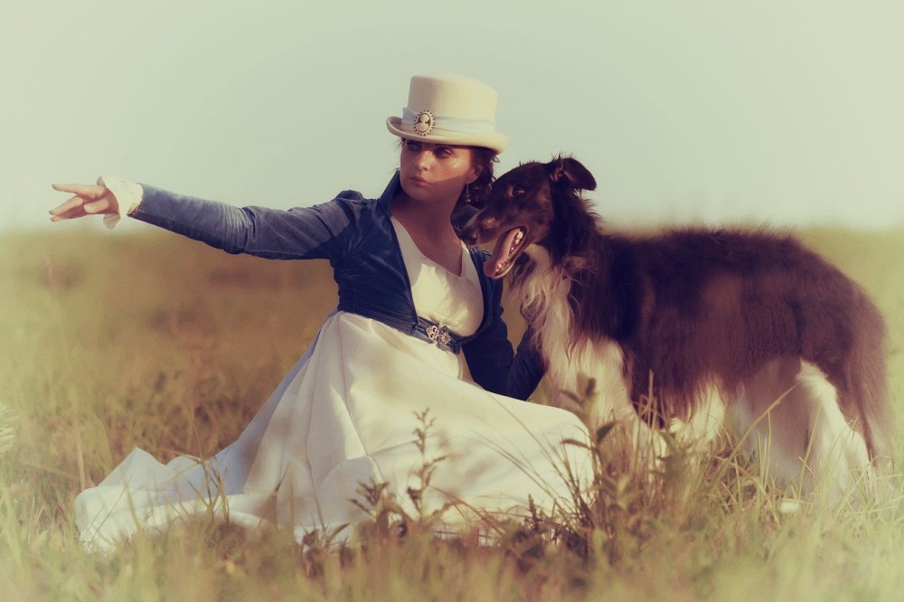 Die Dame mit dem Hund