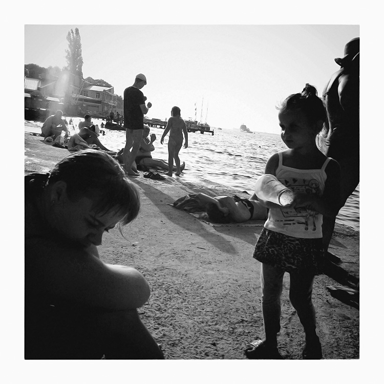 Sevas. Abend. Strand