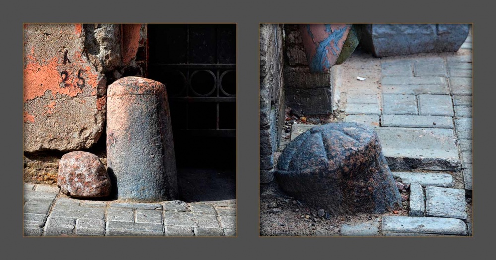 Die Balken an der Pforte