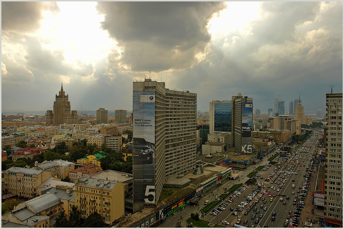 Moskau Vogelperspektive