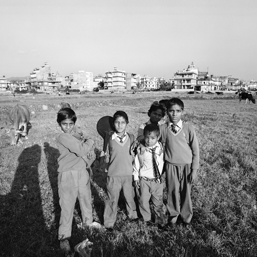 Die Jungs auf dem Gelände.