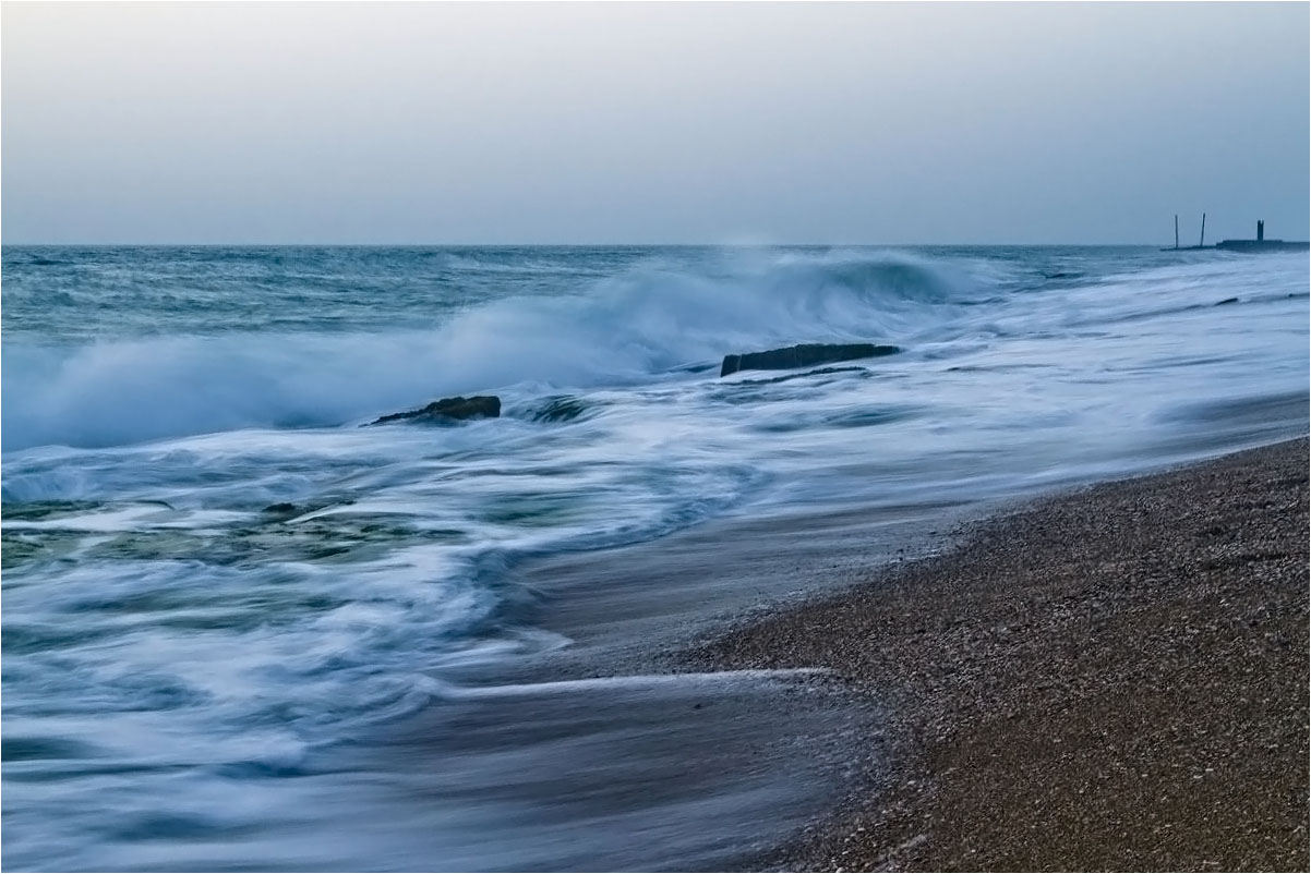 Nicht ruhigen blauen Meer ...