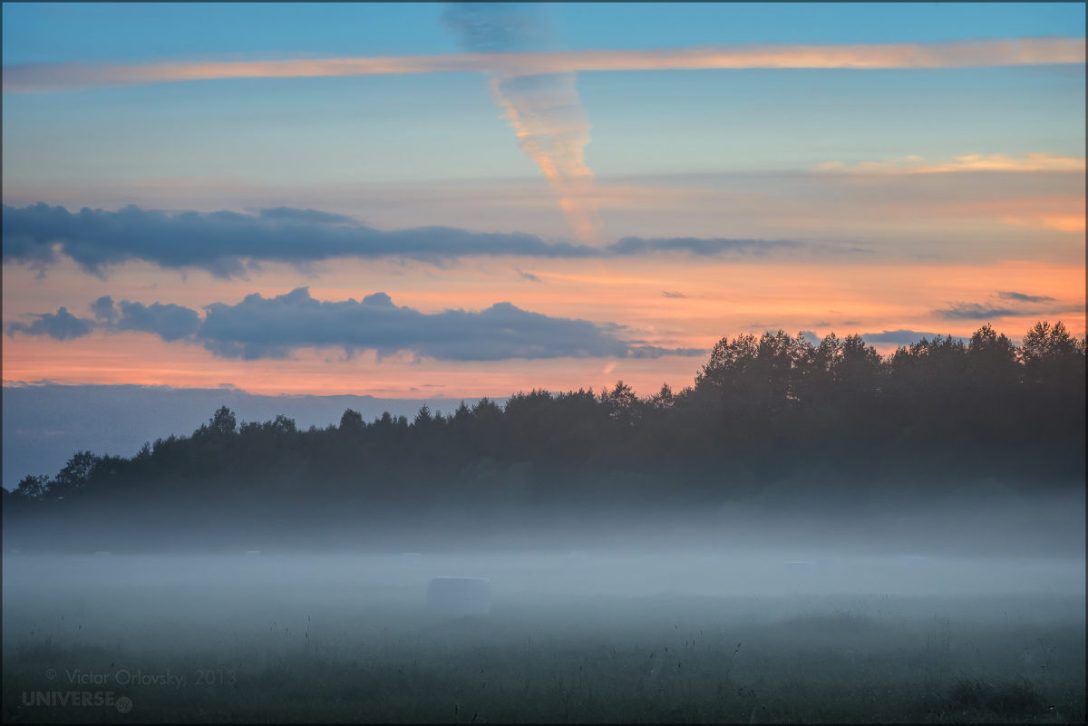 Sonnenuntergang am Fluss