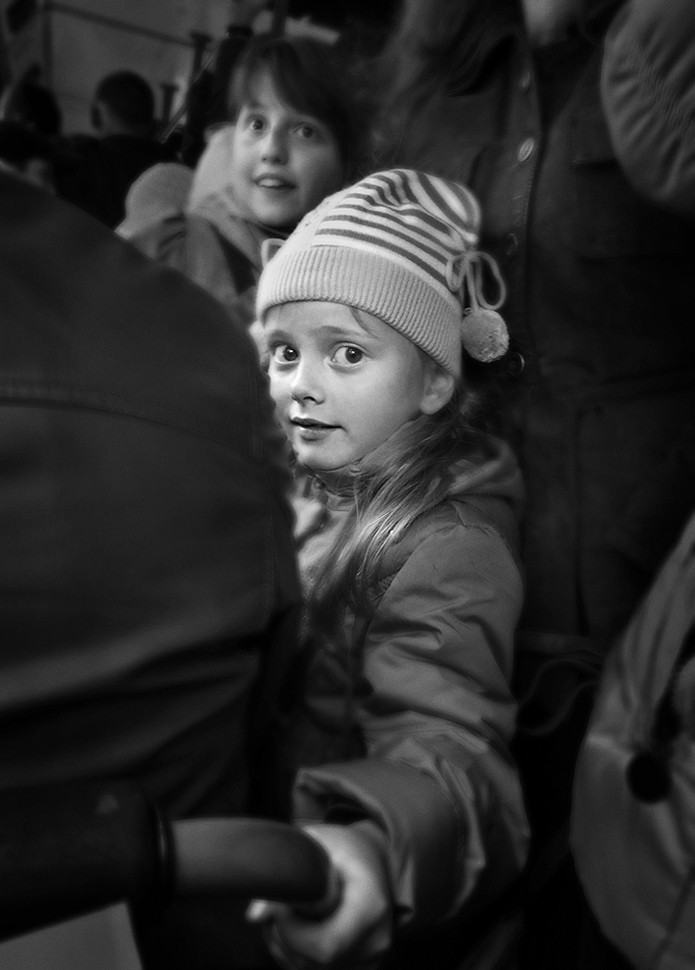 Wir fuhren mit dem Bus ...