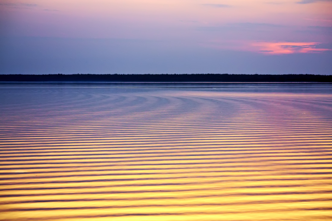 Beugung Sonnenuntergang
