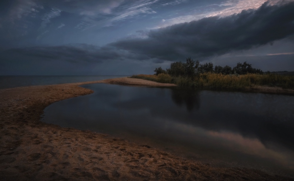 Asowschen Nacht Skizze