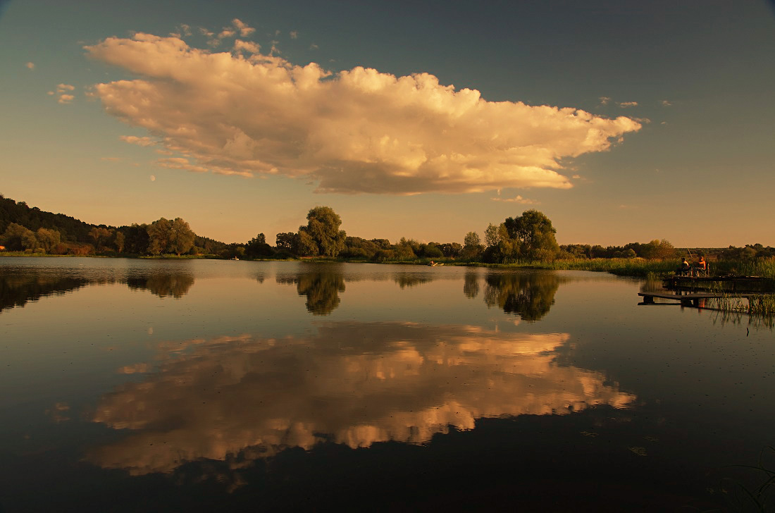 Einen Fisch gefangen ...