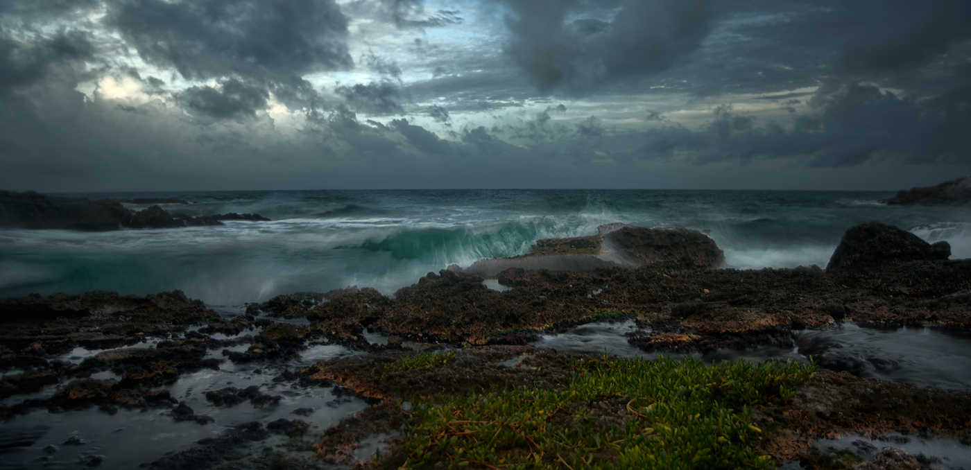 on edge of Playa Del Carmen