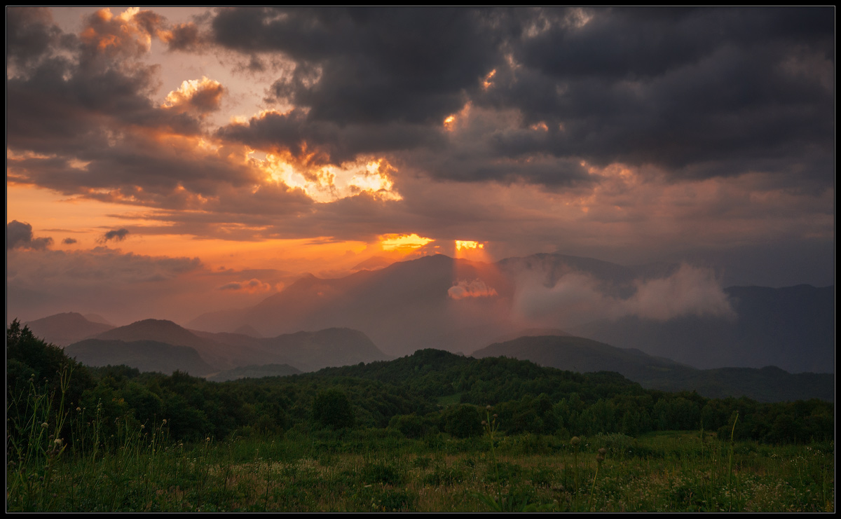 Sonnenuntergang Licht
