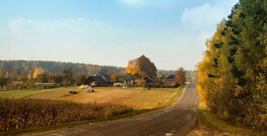 in dem Land im Oktober ...