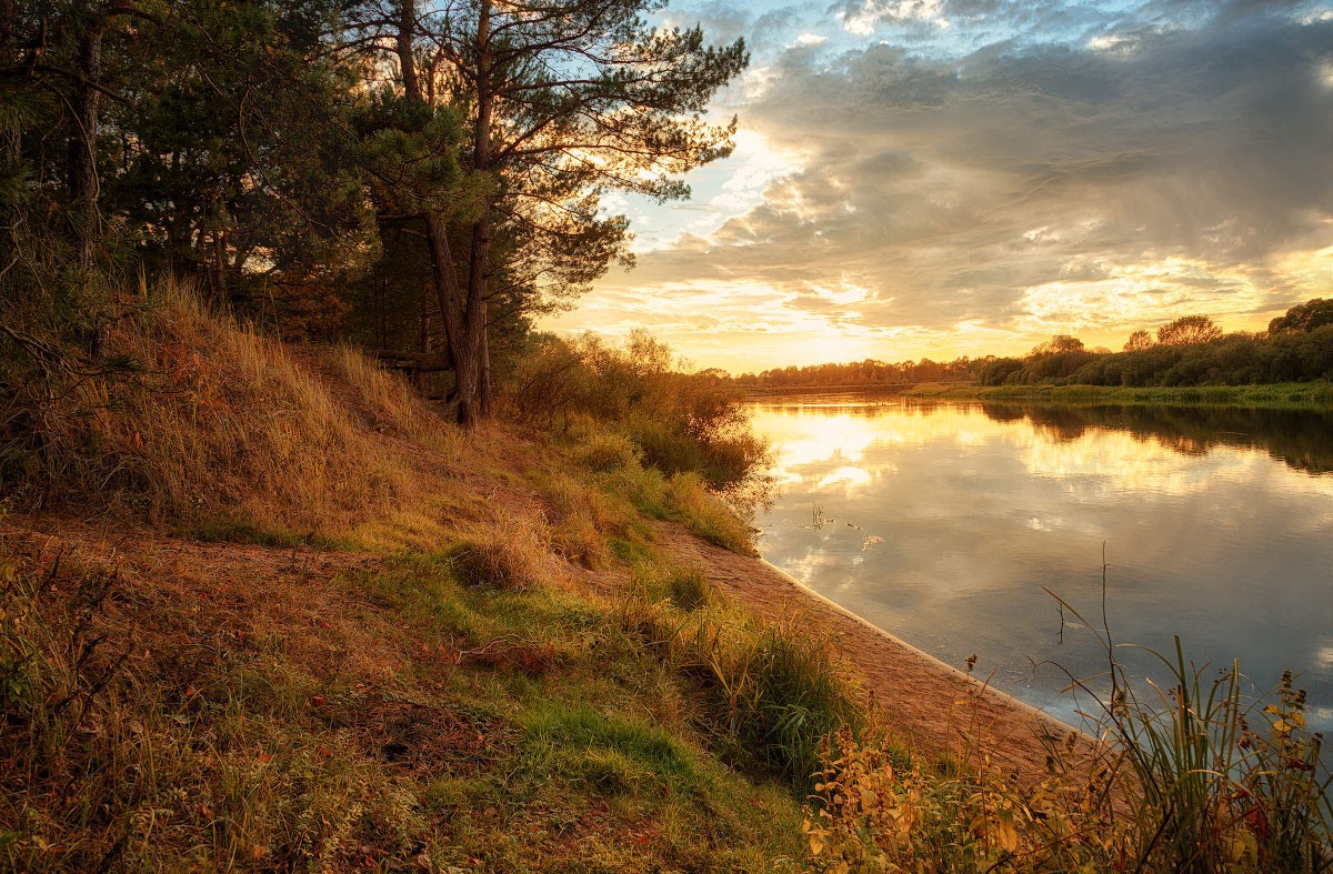An den Ufern des Flusses Spiegel III
