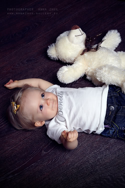 Baby-Foto-Session im Studio