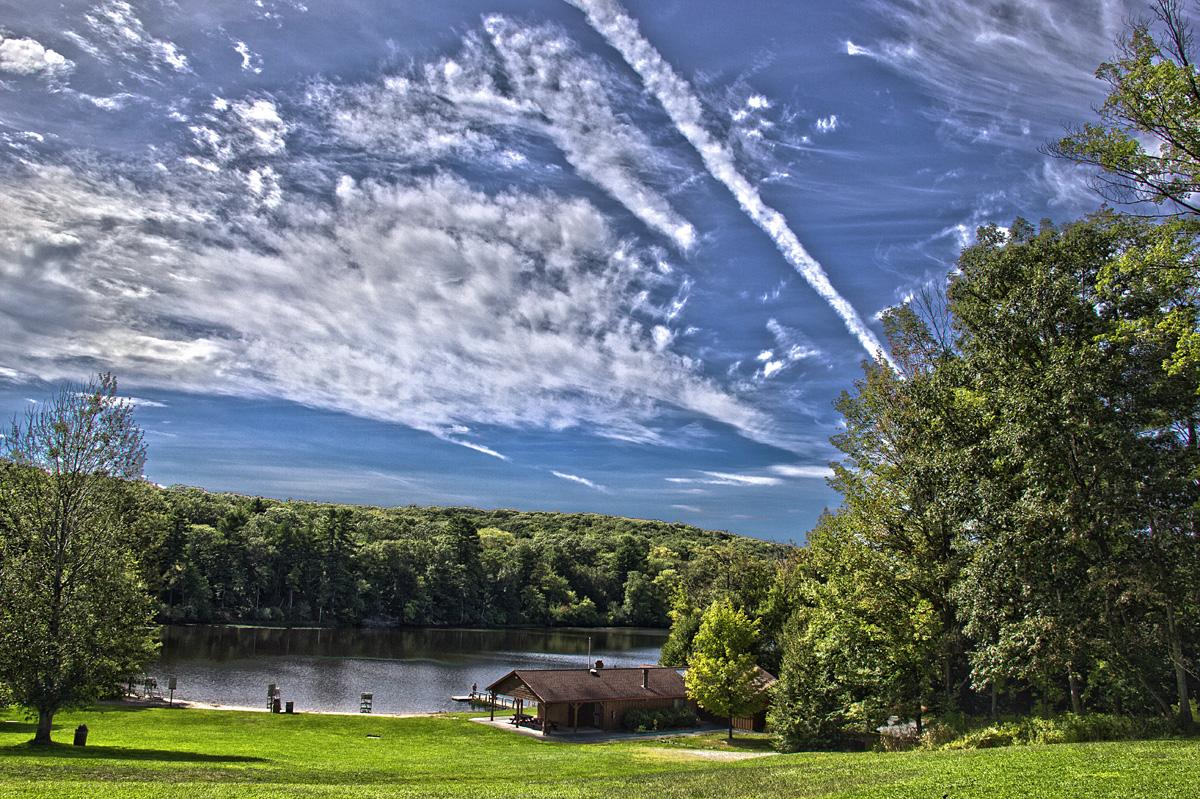 See in der Nähe von Monticello, New York