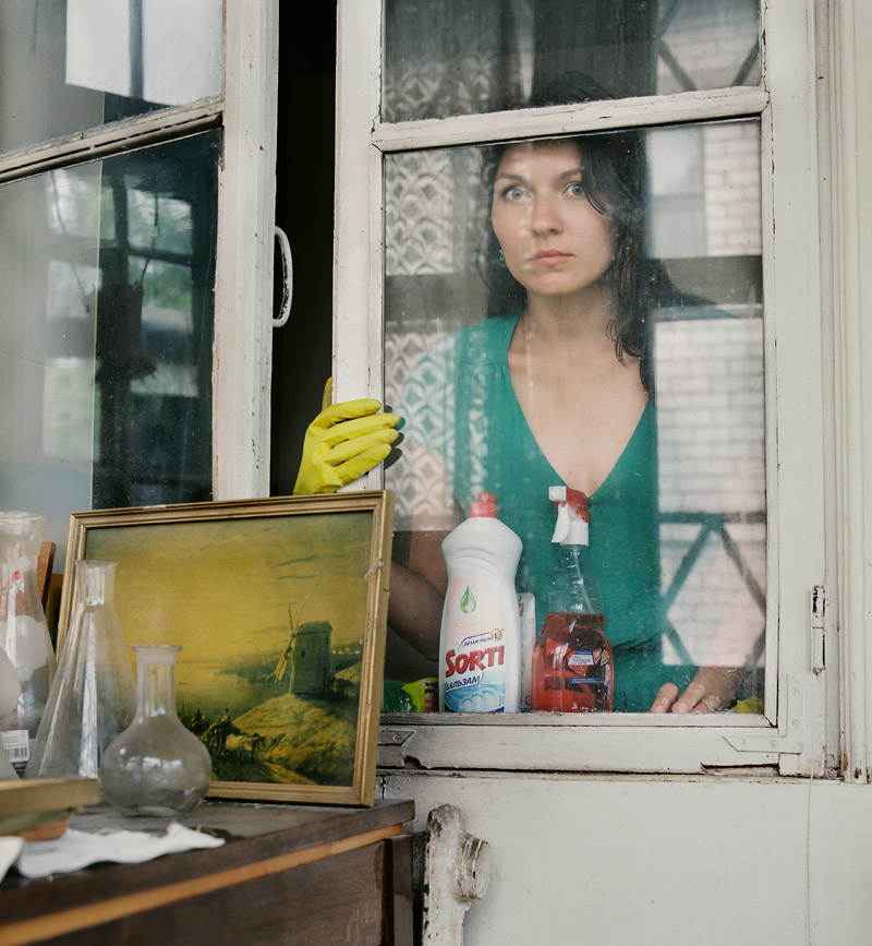 Porträt in der Küche