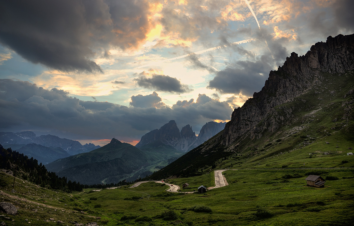 Abstieg von der Spitze