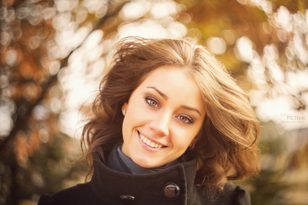 Lächeln in ihren Augen