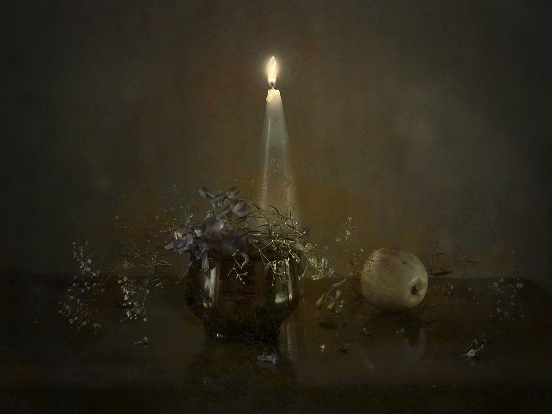 Bis das Licht blendet, bis die Kerze brennt ...