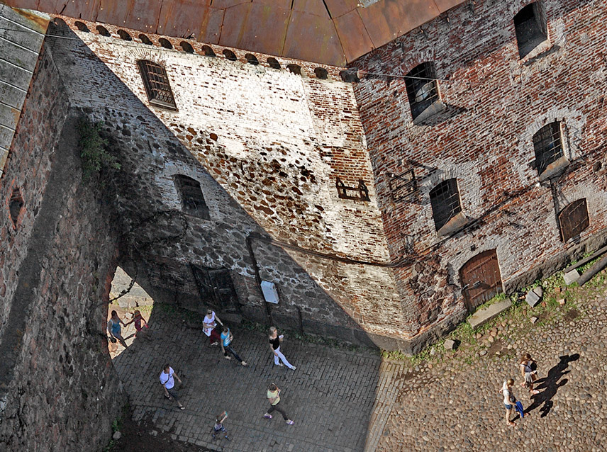 Blick nach unten ...