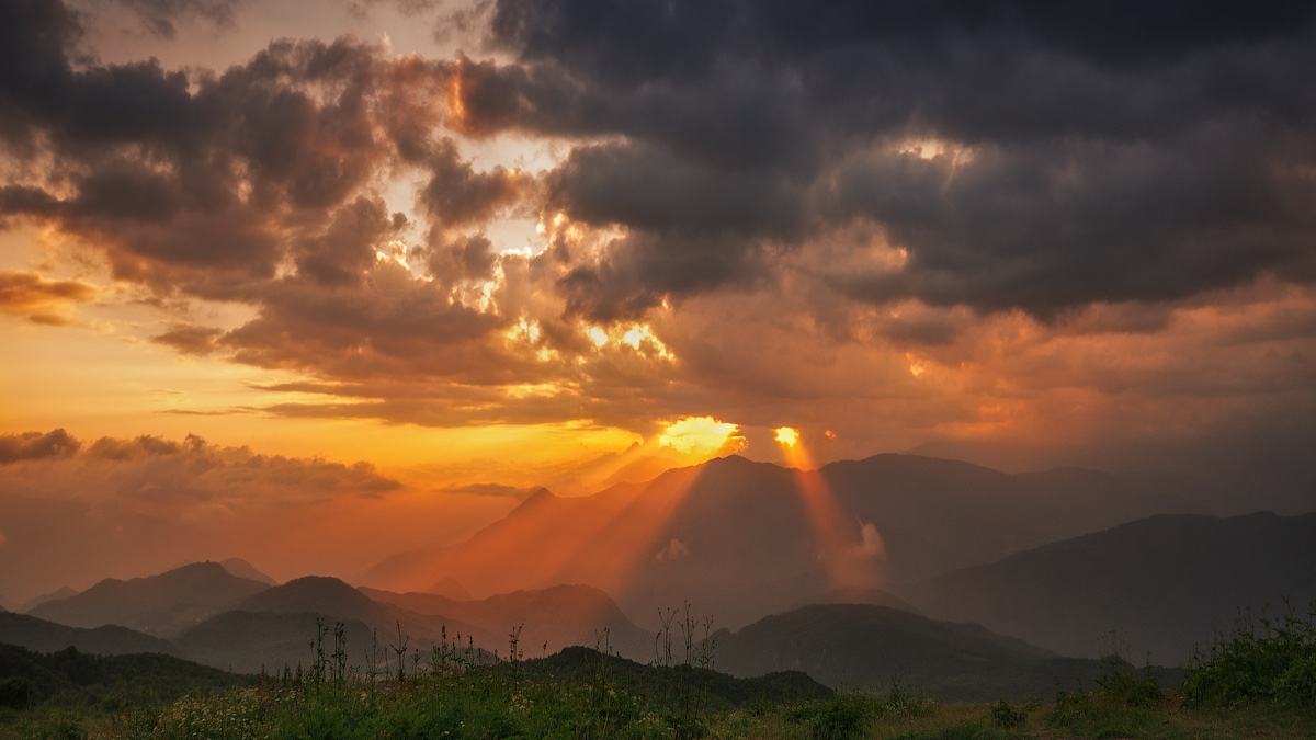 Sonnenuntergang Licht