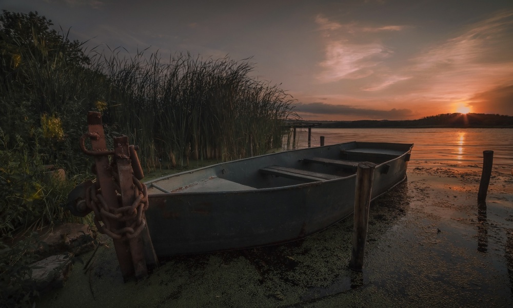 Fluss Sonnenuntergang