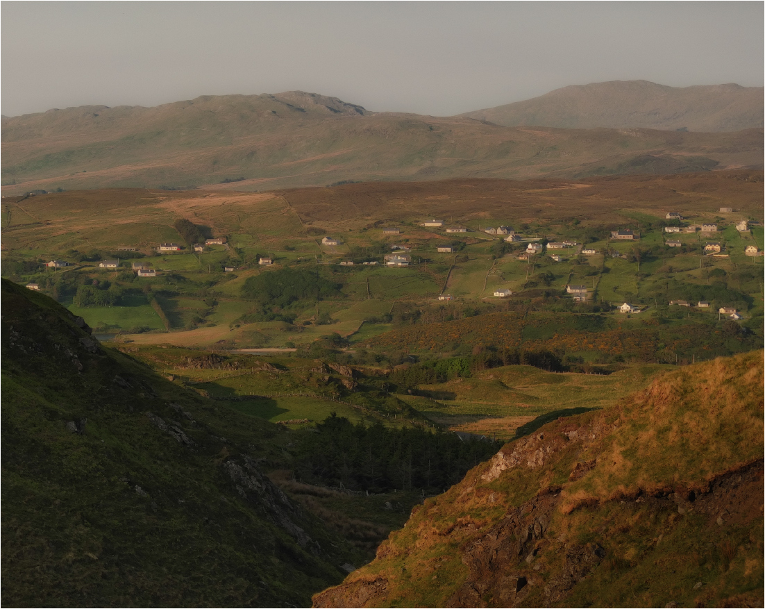 An den Hängen ......