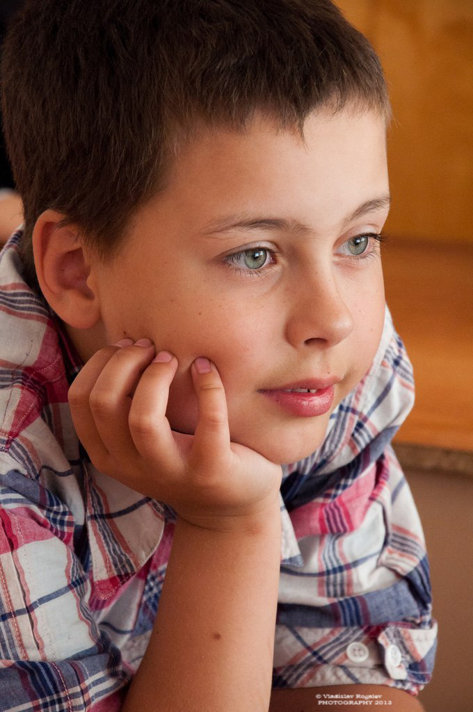 Augen leuchteten auf und ein lebhaftes Interesse