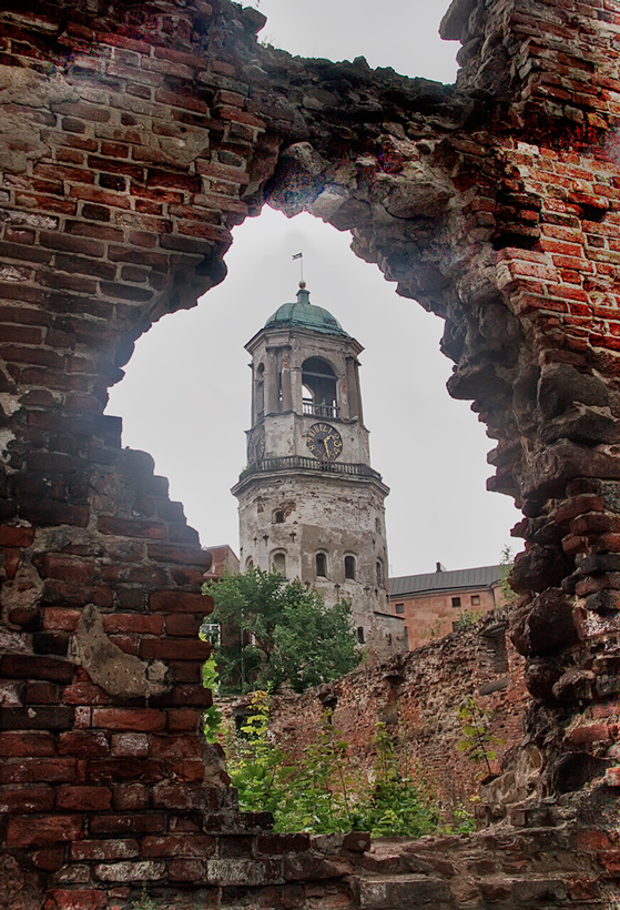 Clock Tower und ist von hier aus sichtbar ...