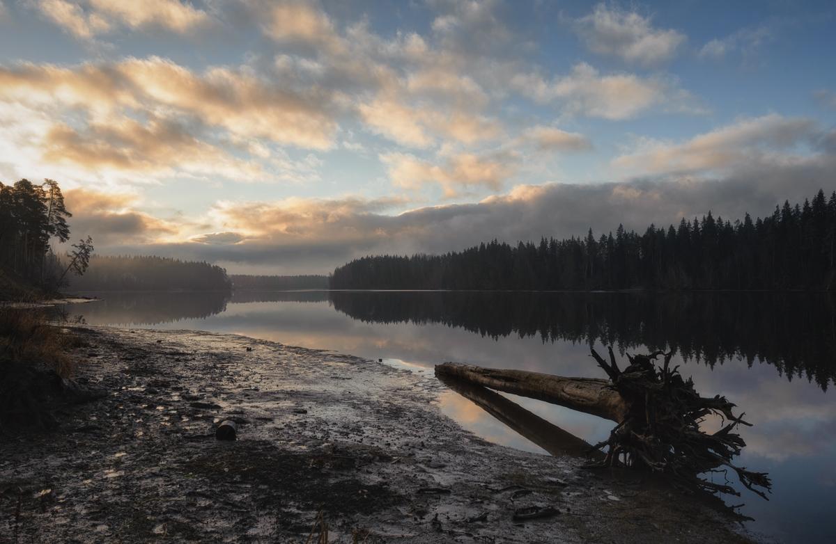 Im November Morgen ruhig II