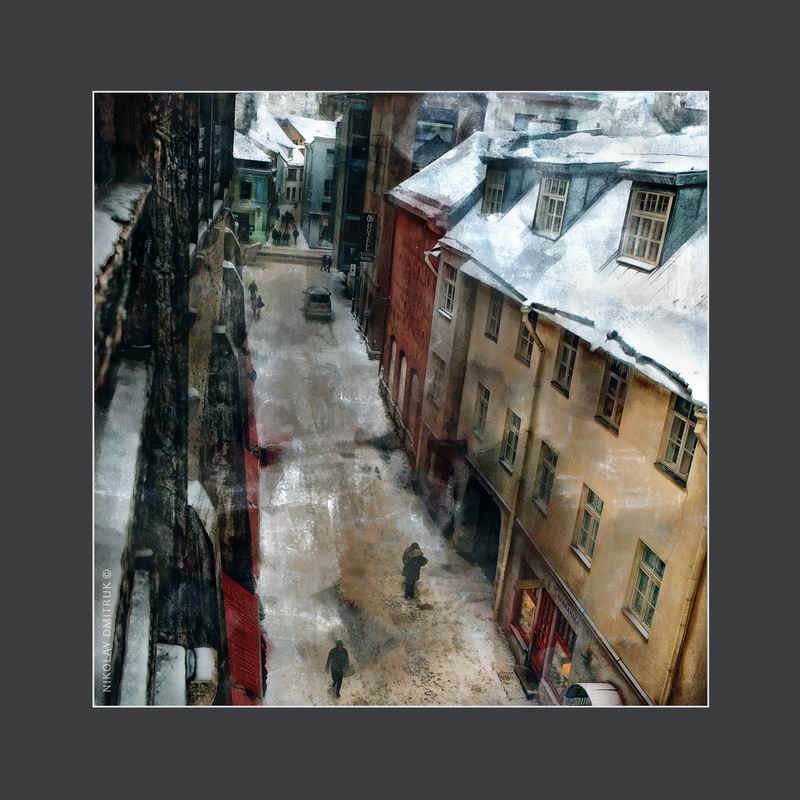 zu Fuß über die Dächer. Tallinn