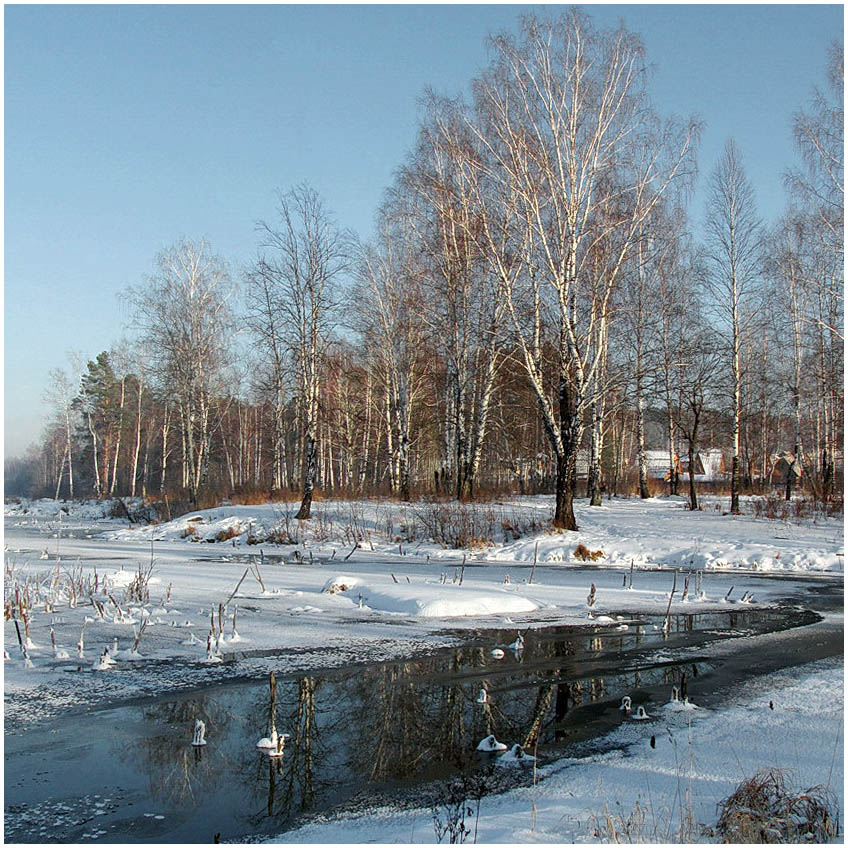 Im Winter Nachmittag