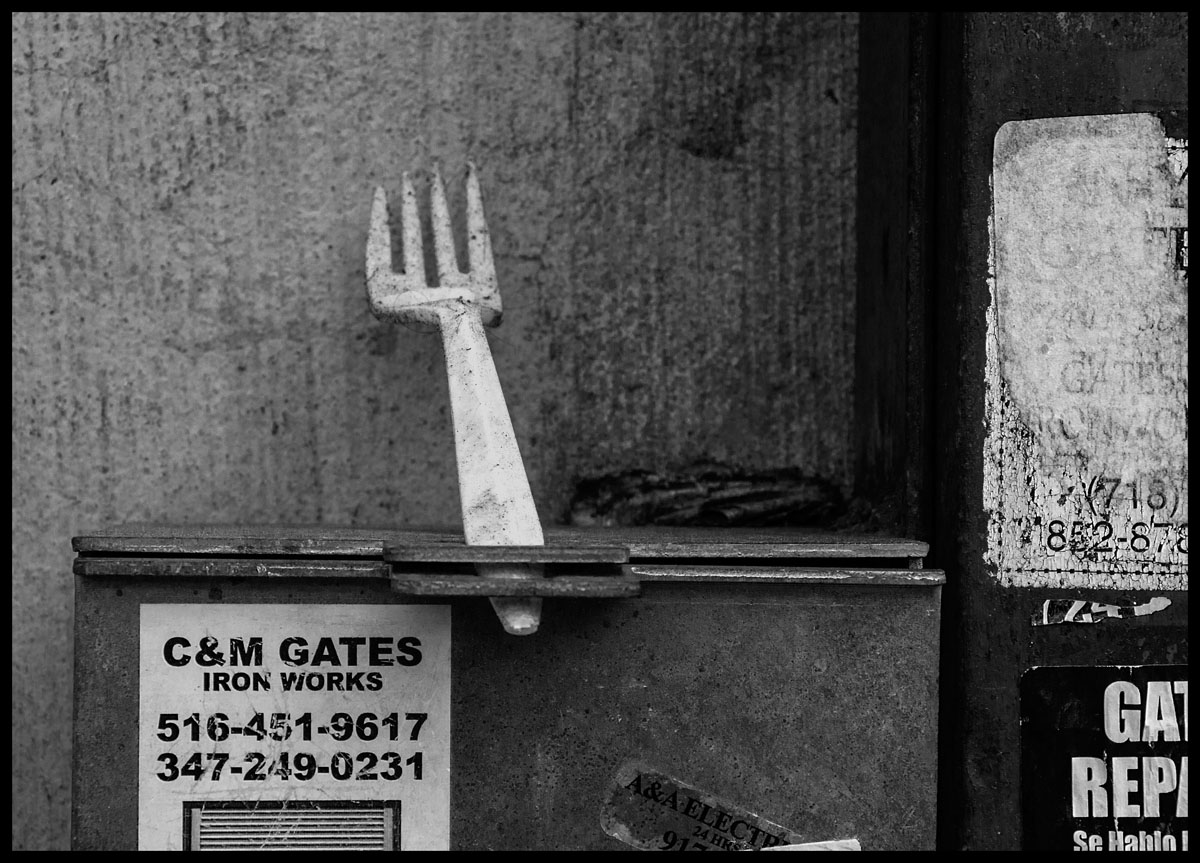 Spontane Straßen noch Leben in Brooklyn auf Coney Island Avenue.