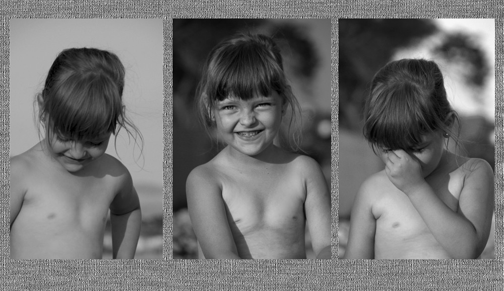 Katja. Triptychon mit der Stimmung