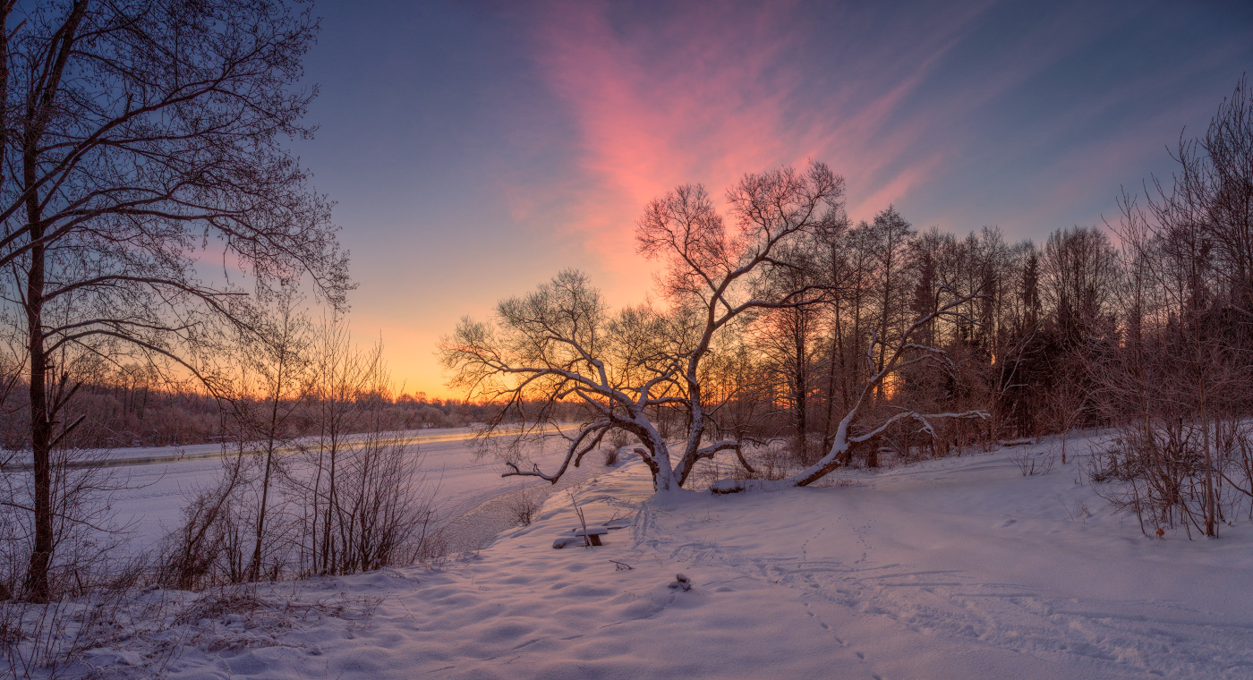Die Januar-dämmert ich