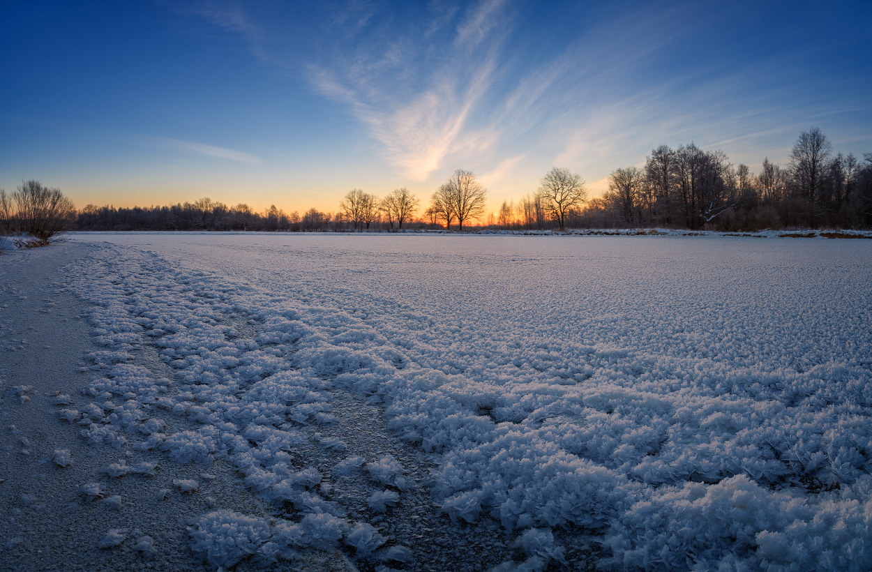 Die Begegnung Januar Morgengrauen