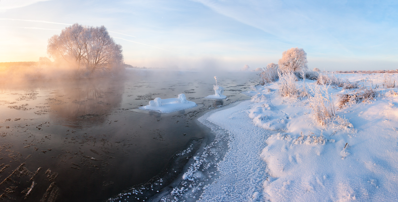 Frost und Sonne, ein wunderschöner Tag ...