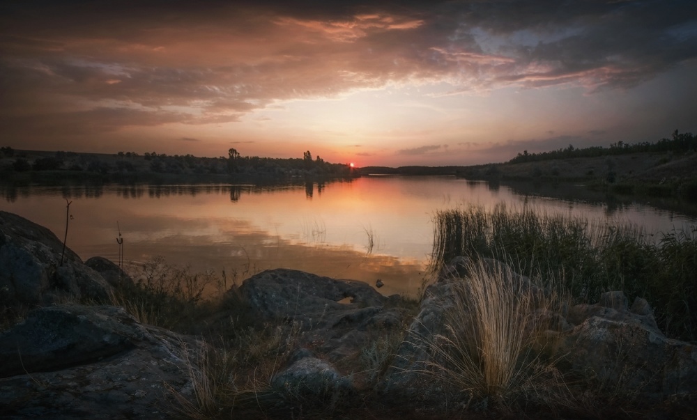 Sonnenuntergang auf Baird