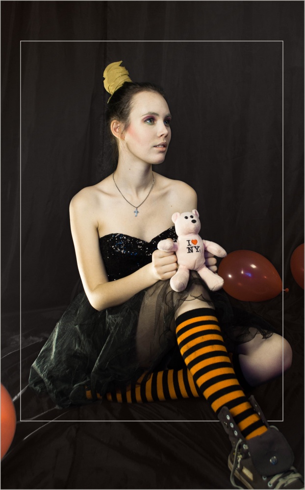 Mädchen mit Teddybären