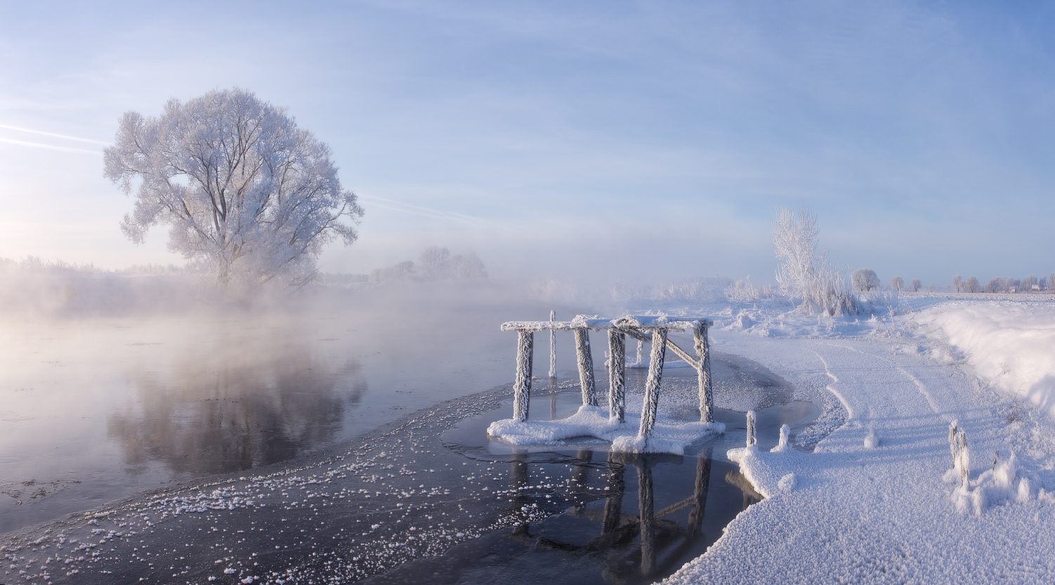 Fragment von einem Wintermorgen