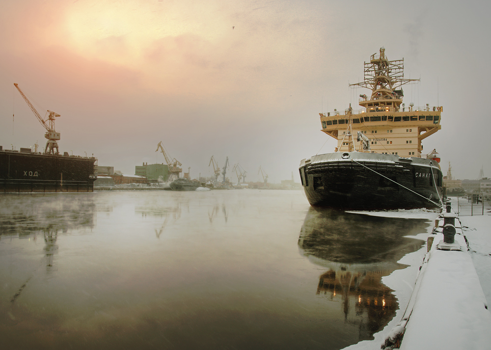 am Ufer der Leutnant-Schmidt