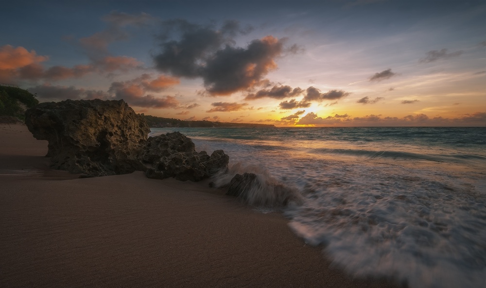 Sonnenuntergang am Traumland bech