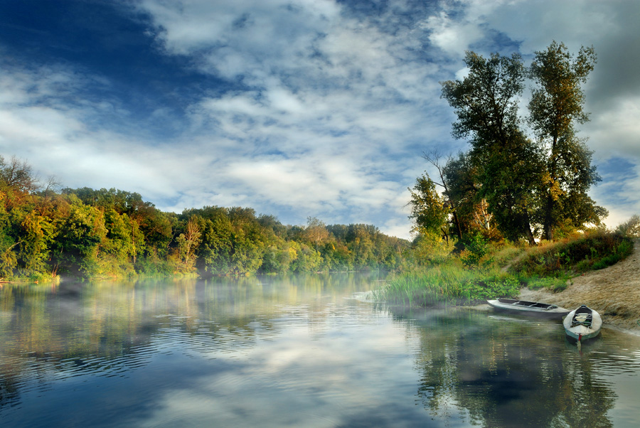 Spaziergang auf der Seversky Donez