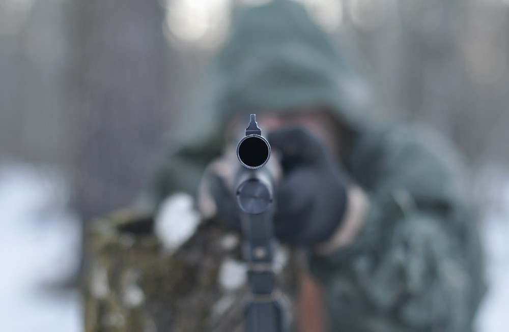 Mit vorgehaltener Waffe