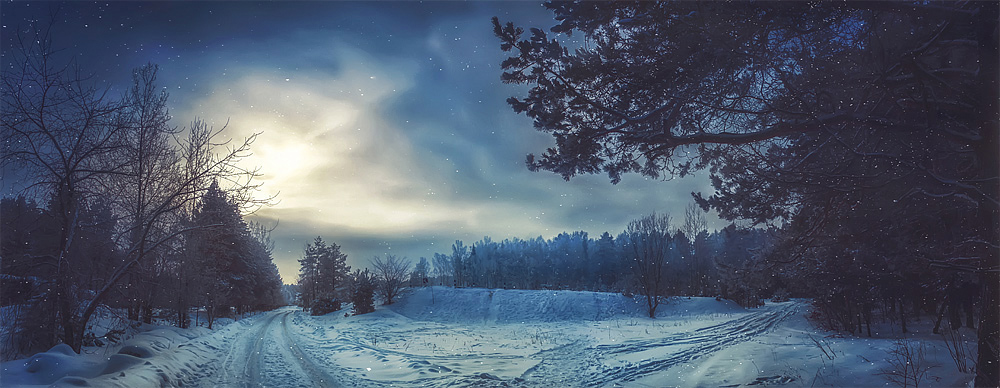 Die Abende auf einem Bauernhof in der Nähe von ...