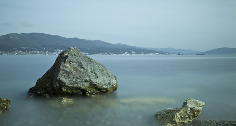 Stein die stille Ufer