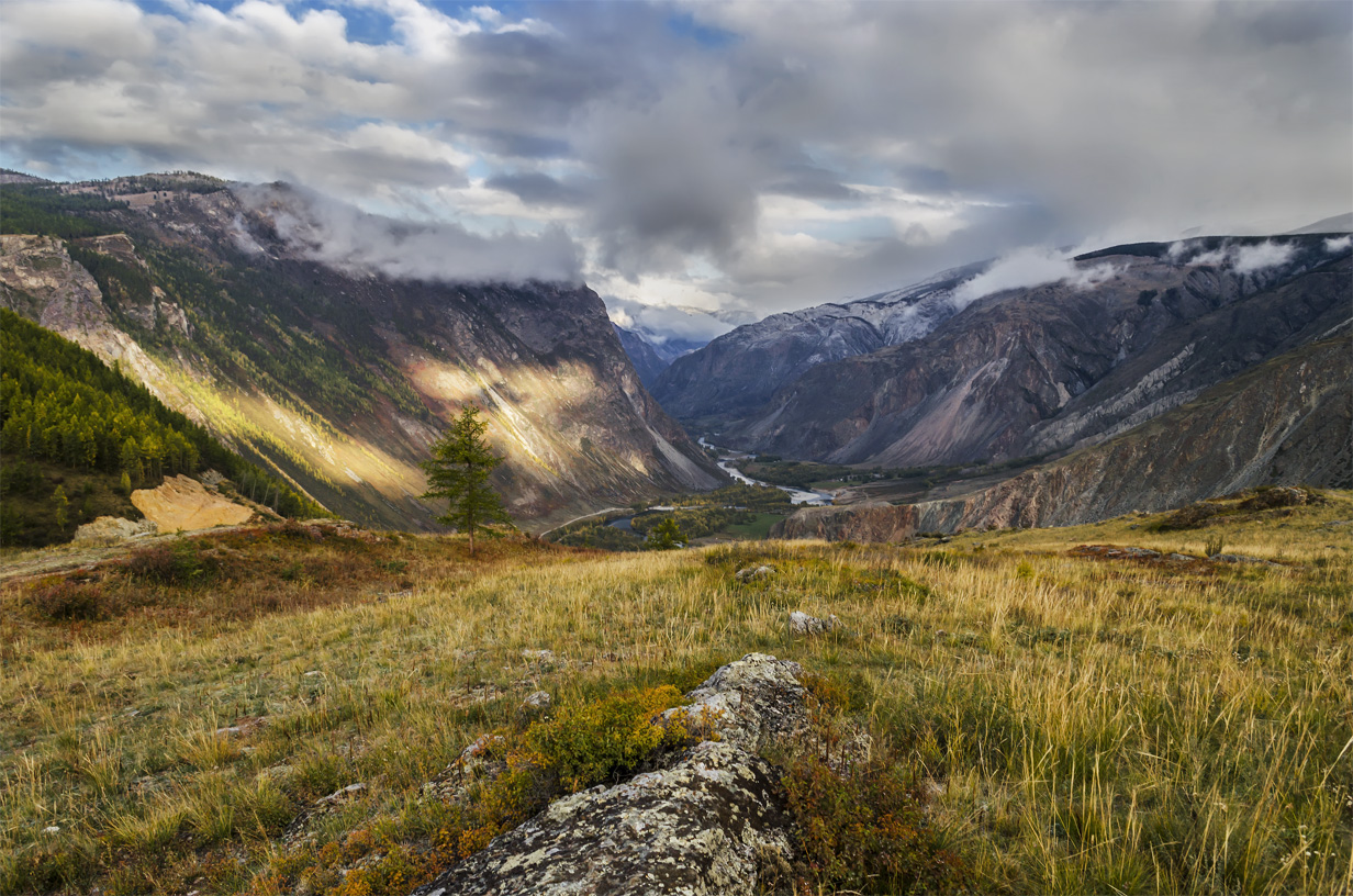Auf dem Pass Kathu-Yaryk