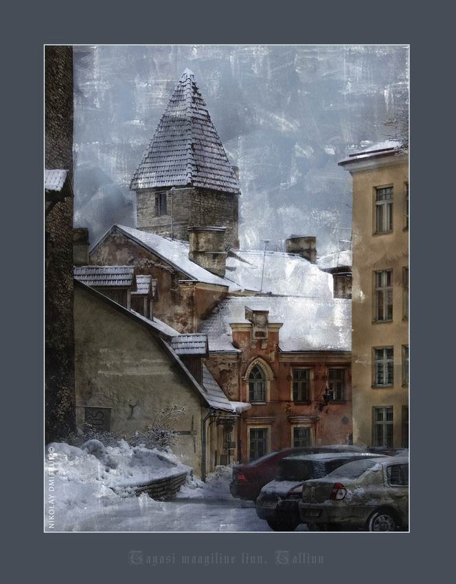 schneit. Anatoly und Larisa aus Kiew und allen guten Menschen ...