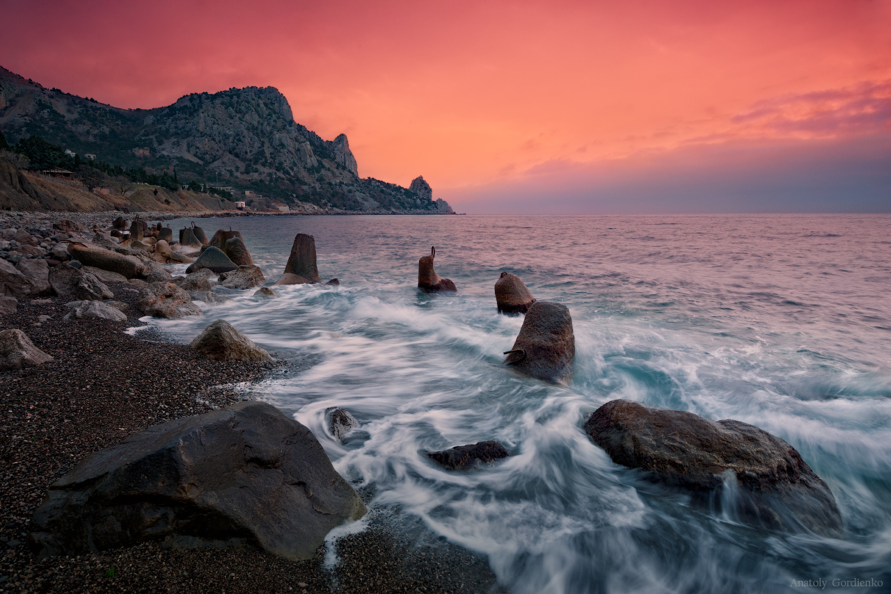 Eines Morgens auf dem Meer