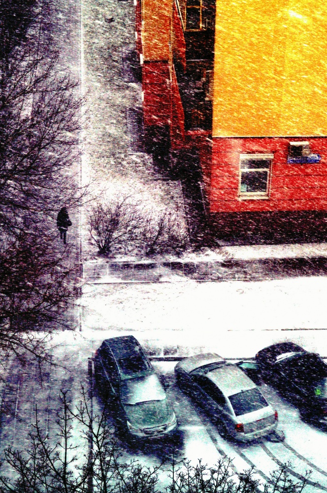 Gemütliche März Schnee