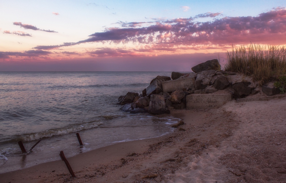 Asowschen Sonnenuntergänge