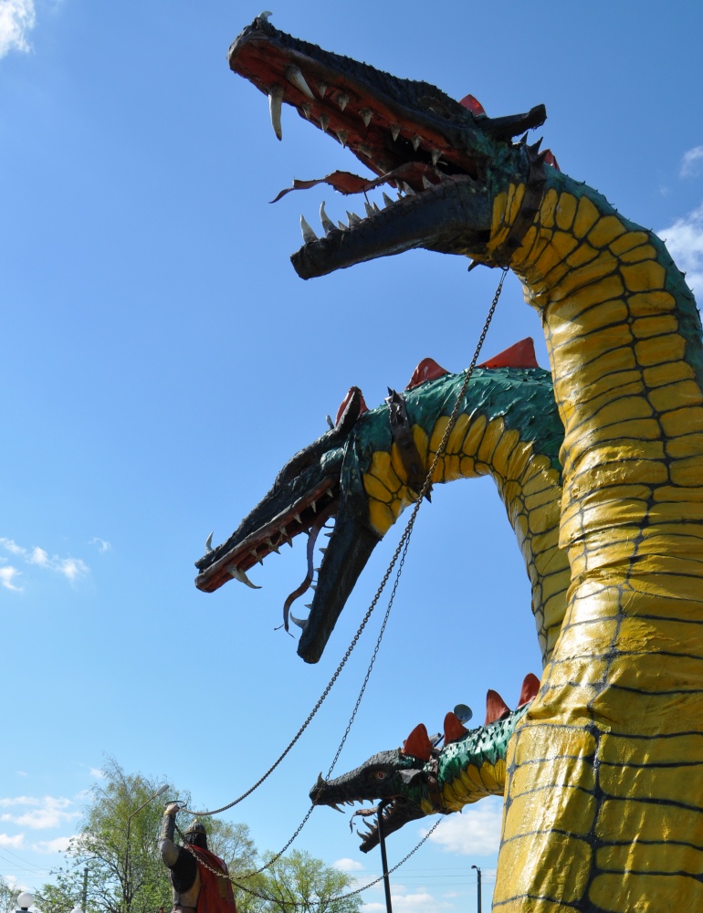 Zwischen Wladimir und Susdal. Und hier ist der Trizeps.